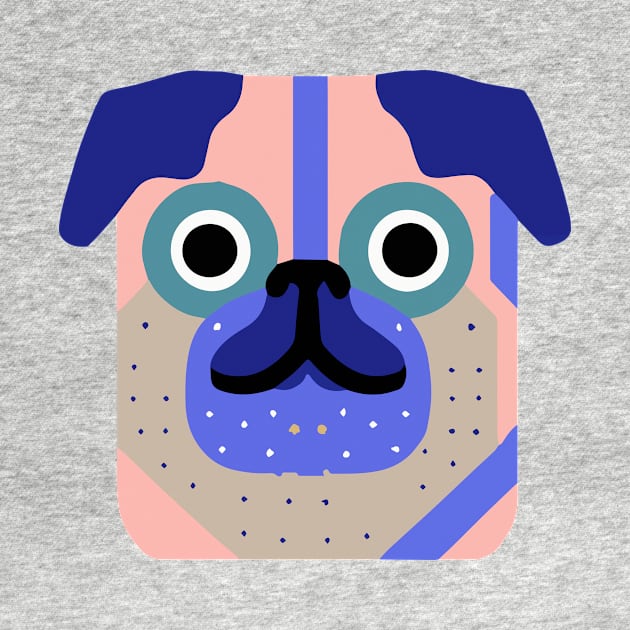 Pug Pastel Aesthetic Dog Owner Vintage Funny Pug by BetterManufaktur